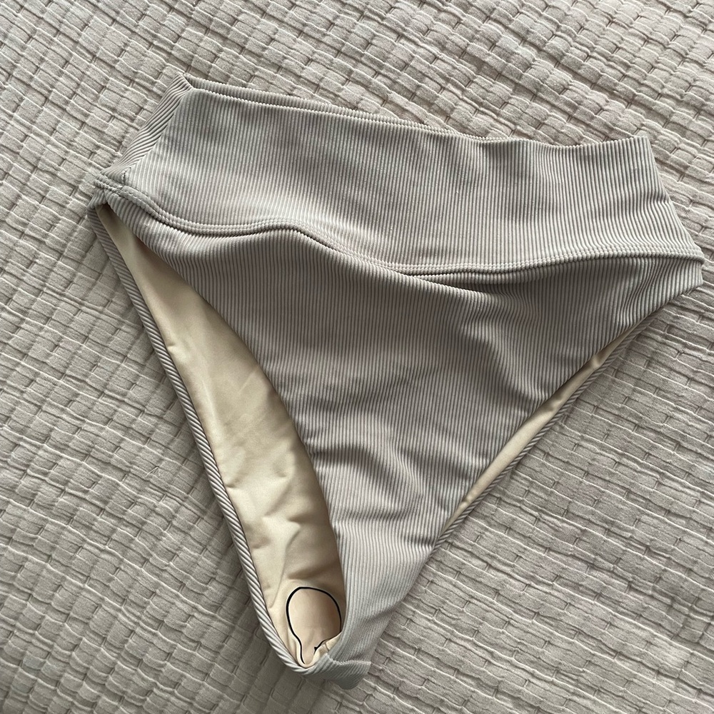 Beach Riot Ribbed Bikini Bottom and Top